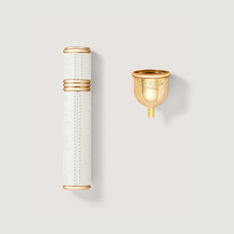 Refillable Travel Perfume Atomiser 10ml - Gold/White