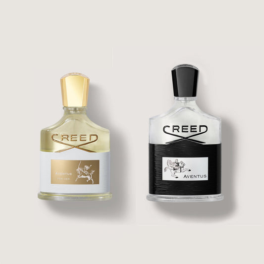 Aventus For Her 75ml Bottle and Aventus 100ml Bottle