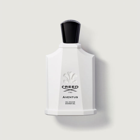 bottle of aventus shower gel