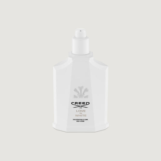 Love in white body lotion