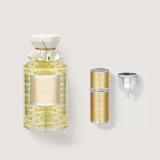 Aventus For Her Splash Bottle and Gold and Silver 50ml Atomiser
