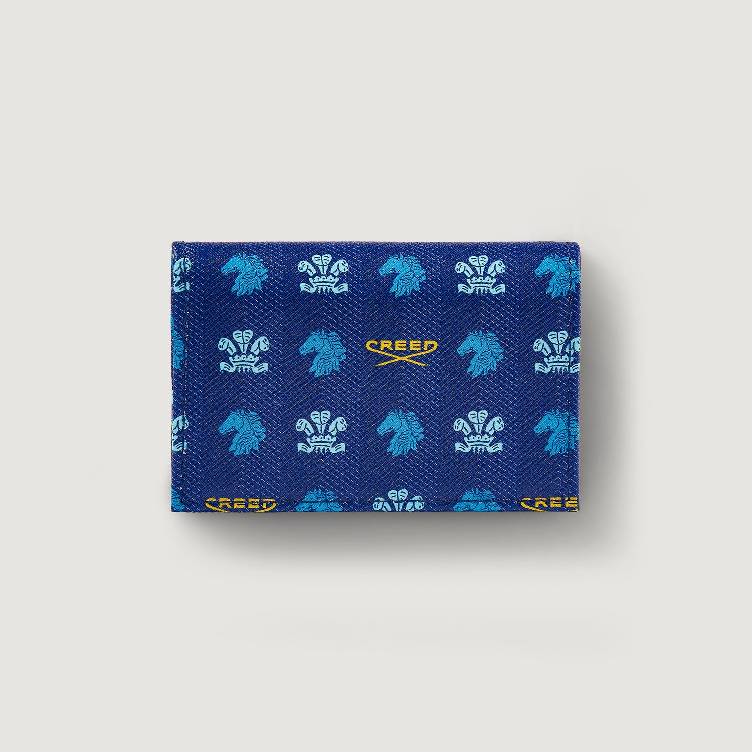 Blue Leather Sample Wallet