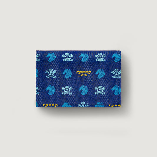 Blue Leather Sample Wallet