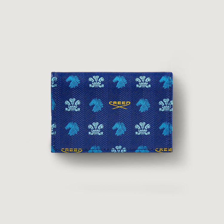 Blue Leather Sample Wallet