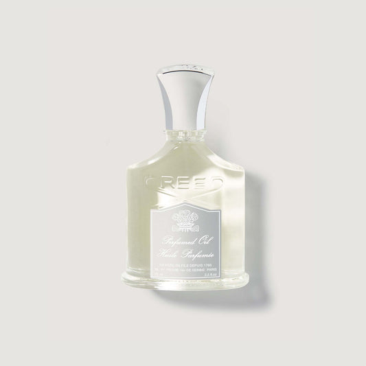 Green Irish Tweed Perfumed Oil Bottle with Silver Cap