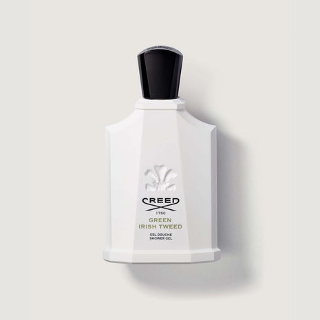 Green Irish Tweed Shower Gel Bottle with Black Cap