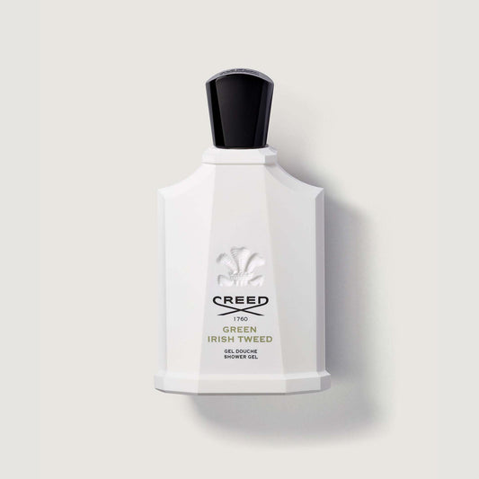 Green Irish Tweed Shower Gel Bottle with Black Cap