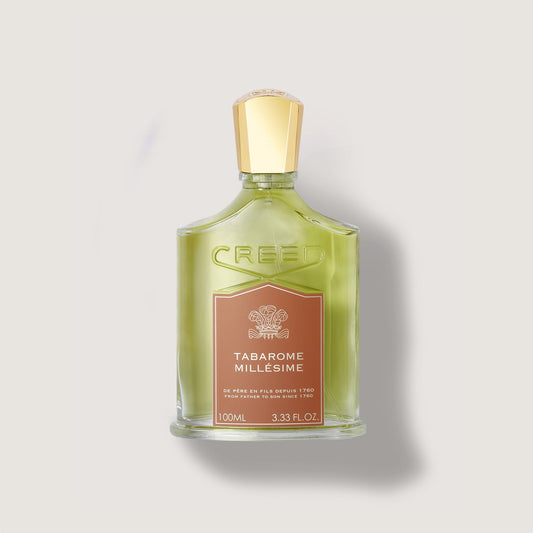 Tabarome Millesime 100ml Bottle with gold cap and brown label